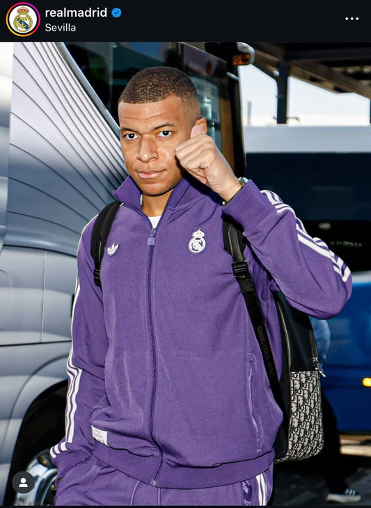 25/26 Real Madrid Adidas Originals Retro Jacket Set (S–XXL)