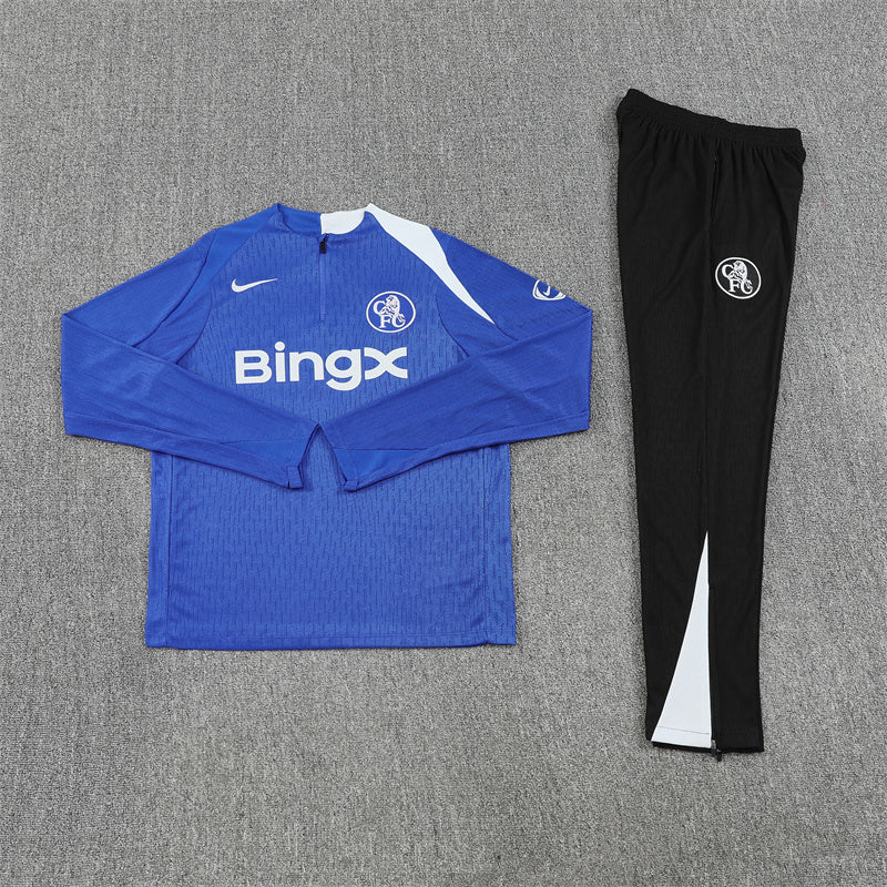 2025/26 Chelsea Blue Half Pull Training Suit (Adults&Kids)