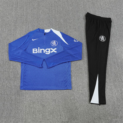 2025/26 Chelsea Blue Half Pull Training Suit (Adults&Kids)