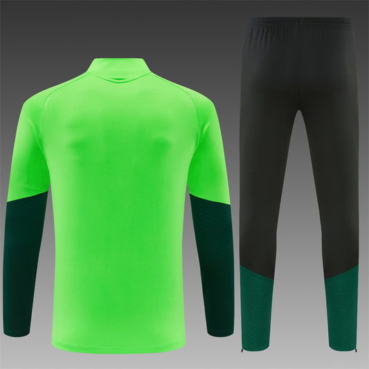 2026/27 Mexico Green Half Pull Training Suit