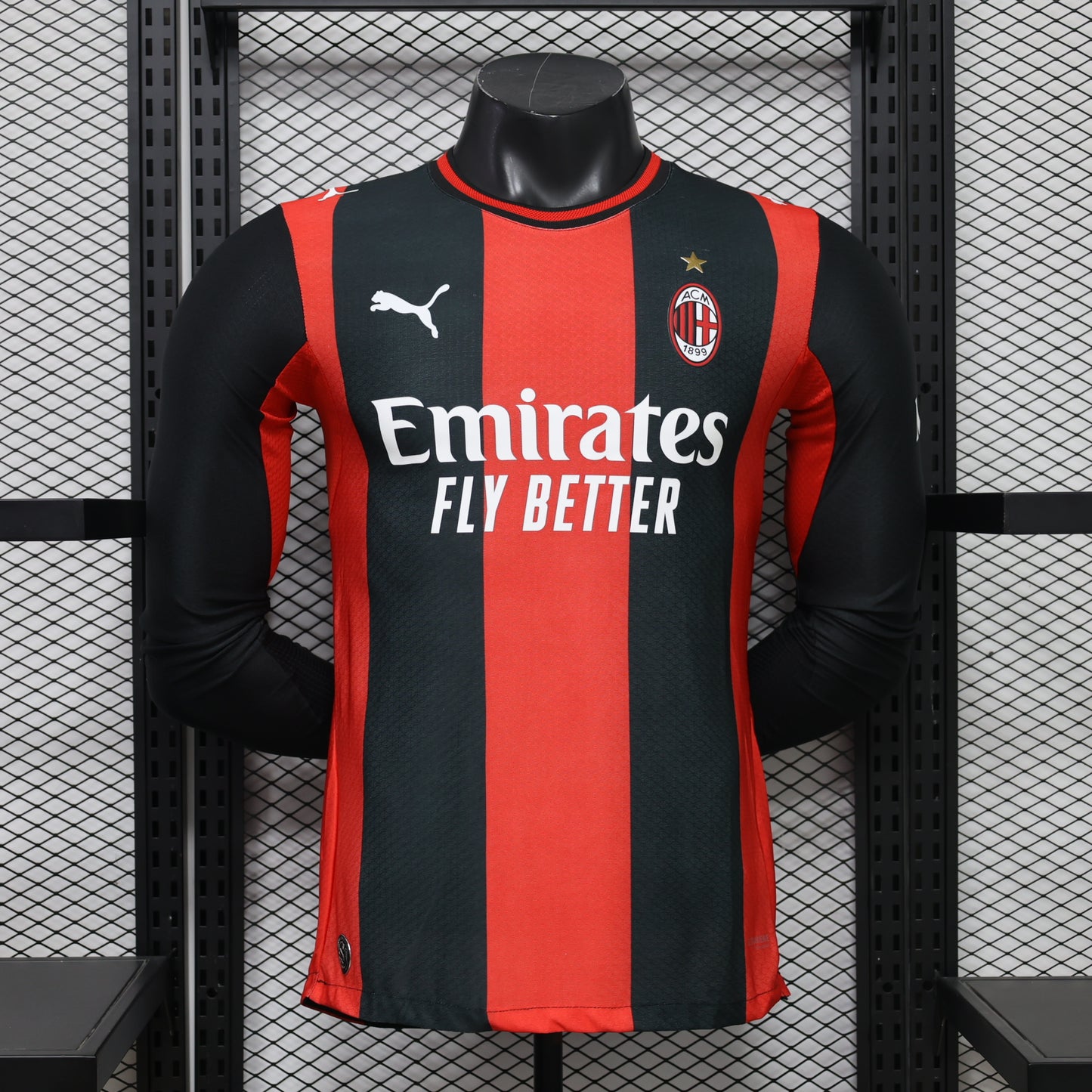 2026/27 AC Milan home long sleeved Player Version Soccer Jersey S-XXL