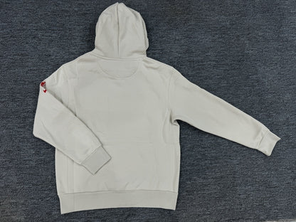 Kids # NBA Bulls Zipper Hoodie Off White