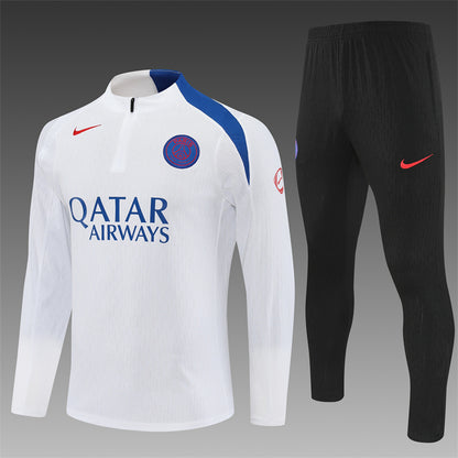 2025/26 PSG White Half Pull Training Suit (Adults&Kids)