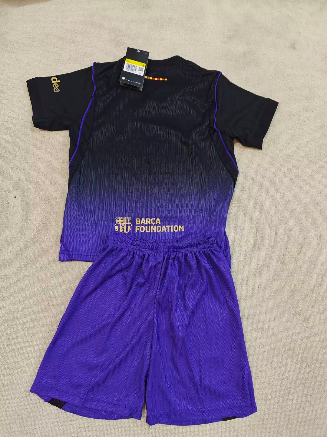 2026/27 Kids Barcelona Away Player Edition Football Jersey & Size 16-28
