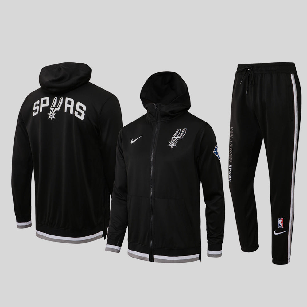 NBA San Antonio Spurs Black Tracksuit – Hoodie & Pants (S to 2XL)