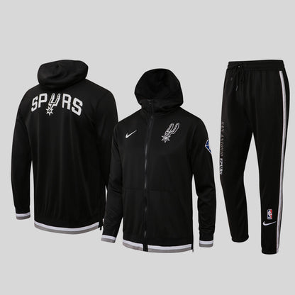 NBA San Antonio Spurs Black Tracksuit – Hoodie & Pants (S to 2XL)