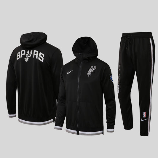 NBA San Antonio Spurs Black Tracksuit – Hoodie & Pants (S to 2XL)