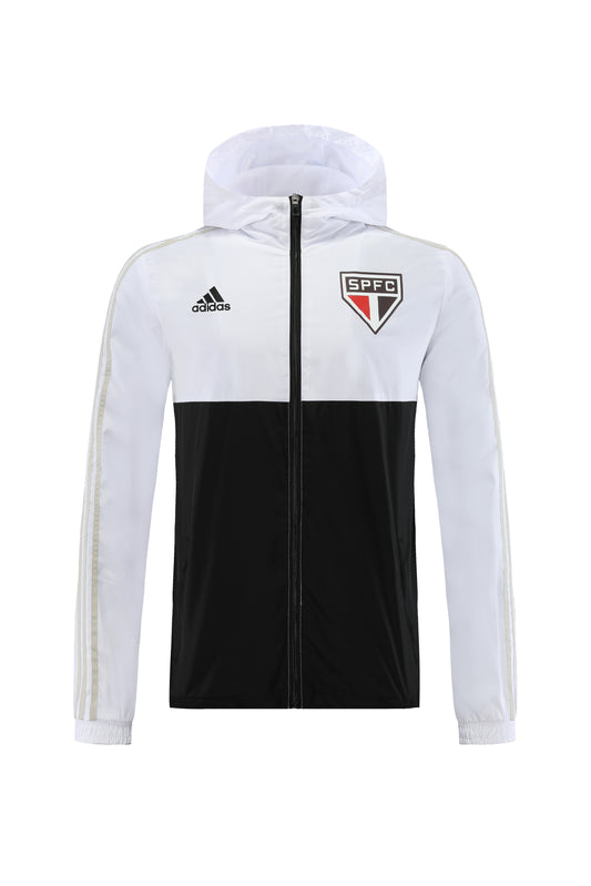 São Paulo Black and White Windbreaker