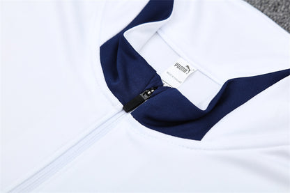 2025/26 Portugal White Half Pull Training Suit (Adults&Kids)