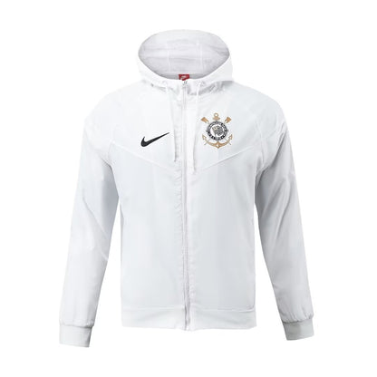 Corinthian White Windbreaker