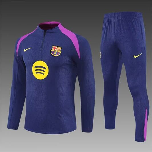 Barcelona 25/26 Blue Half-Zip Training Suit
