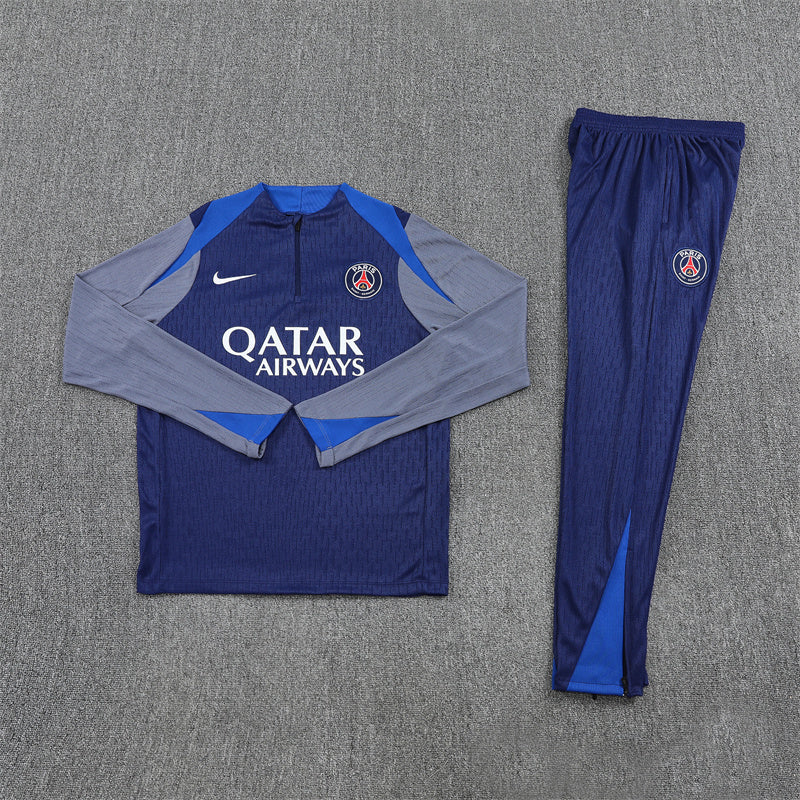 2025/26 PSG Royal Blue Half Pull Training Suit (Adults&Kids)