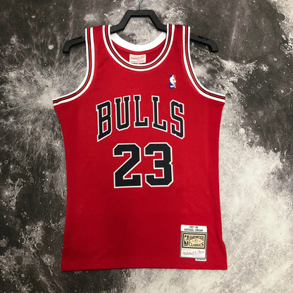 MN hot-pressed vintage jersey: SW Bulls' 98 season Red No. 23 Jordan
