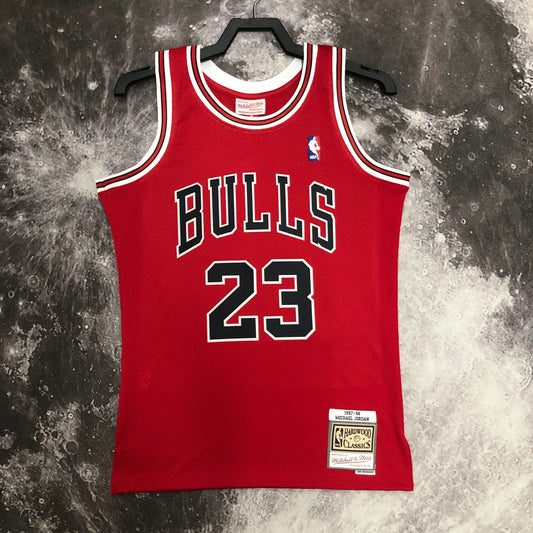 MN hot-pressed vintage jersey: SW Bulls' 98 season Red No. 23 Jordan