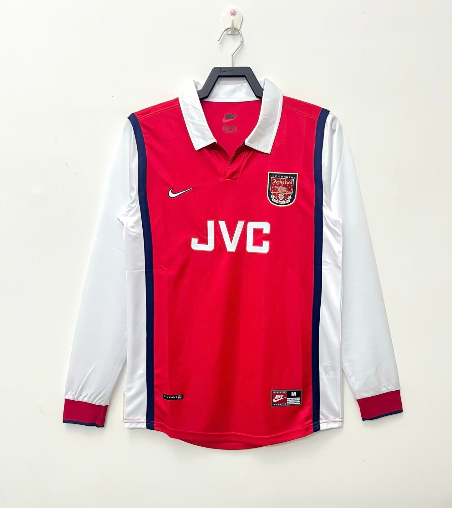 Retro 1998 Arsenal Home Long Sleeves S-XXL