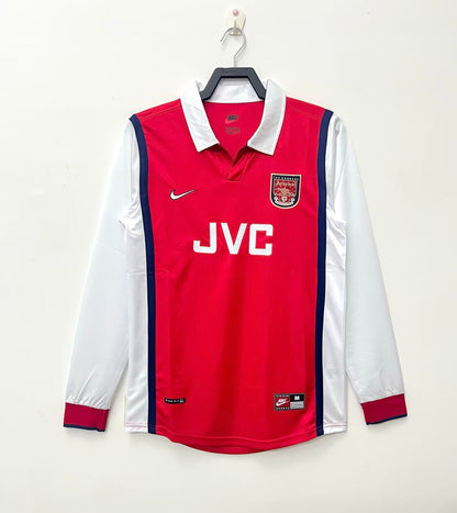 Retro 1998 Arsenal Home Long Sleeves S-XXL