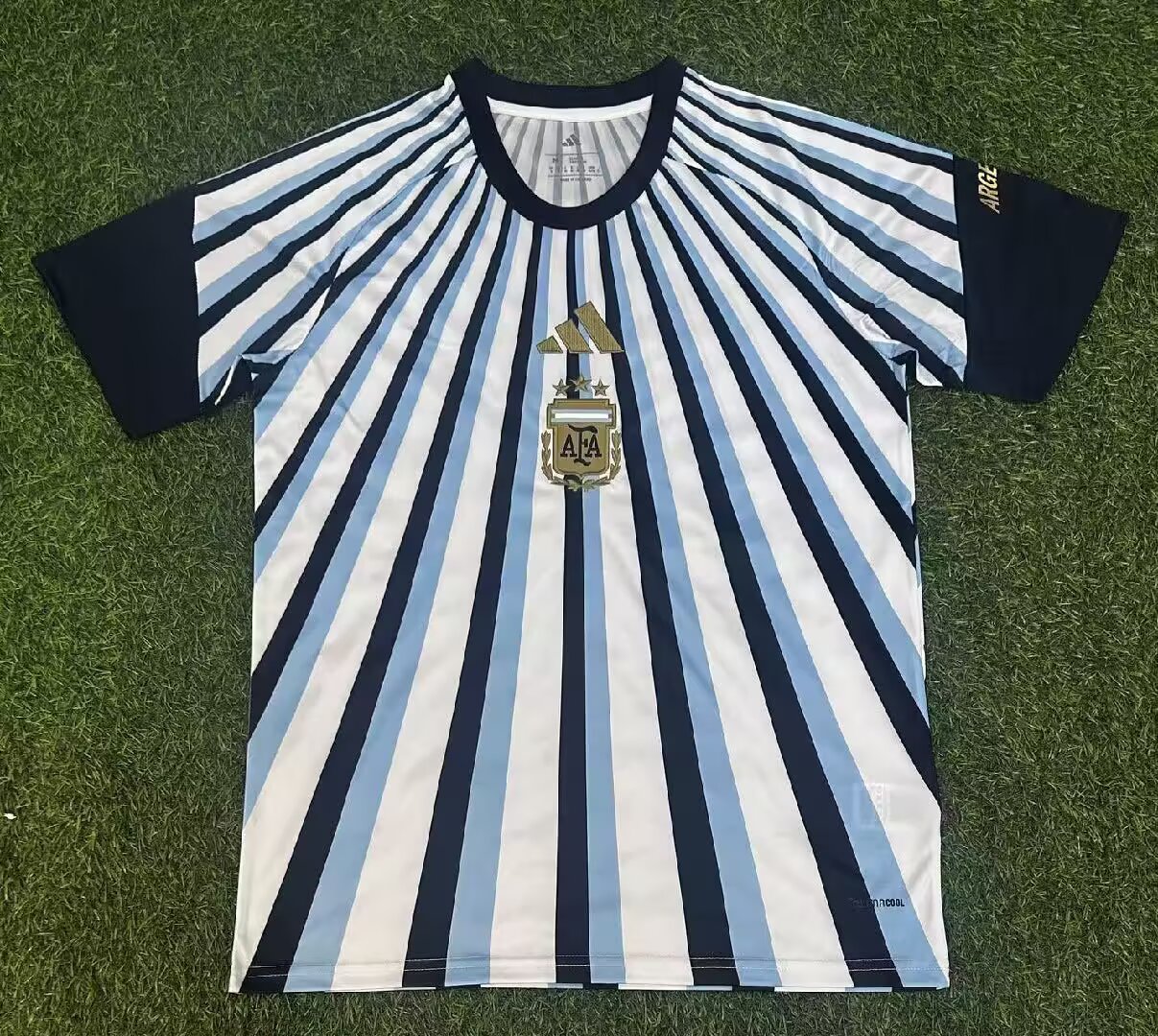 2026/27 Argentina training suit blue stripe fan version Soccer jersey S-XXL