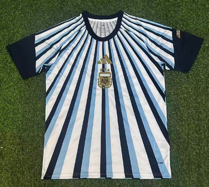 2026/27 Argentina training suit blue stripe fan version Soccer jersey S-XXL
