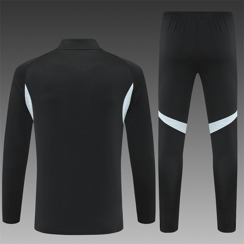 2025/26 Argentina Black Half Pull Training Suit (Adults&Kids)