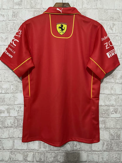 Scuderia Ferrari F1 2024 Team Polo Shirt – Leading Edition (S–5XL)
