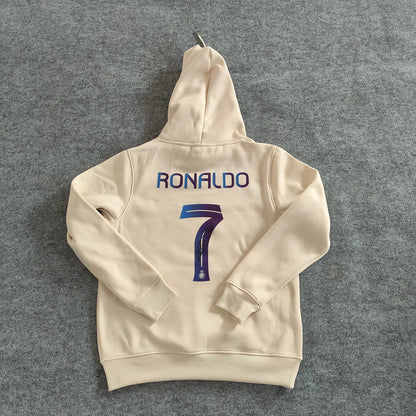 Al Nasser Ronaldo 7 signature Velvet Hoodie S-3XL
