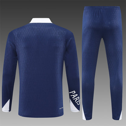 2025/26 Jordan PSG Royal Blue Half Pull Training Suit (Adults&Kids)
