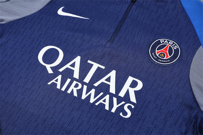 2025/26 PSG Royal Blue Half Pull Training Suit (Adults&Kids)