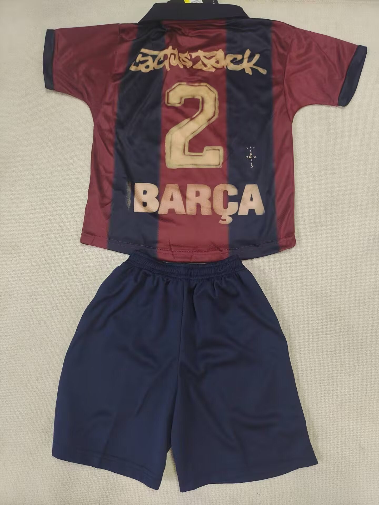 25/26 Kids Barcelona Retro Edition Size16-30