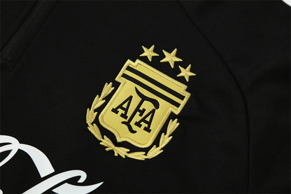 2025/26 Argentina Black Half Pull Training Suit (Adults&Kids)