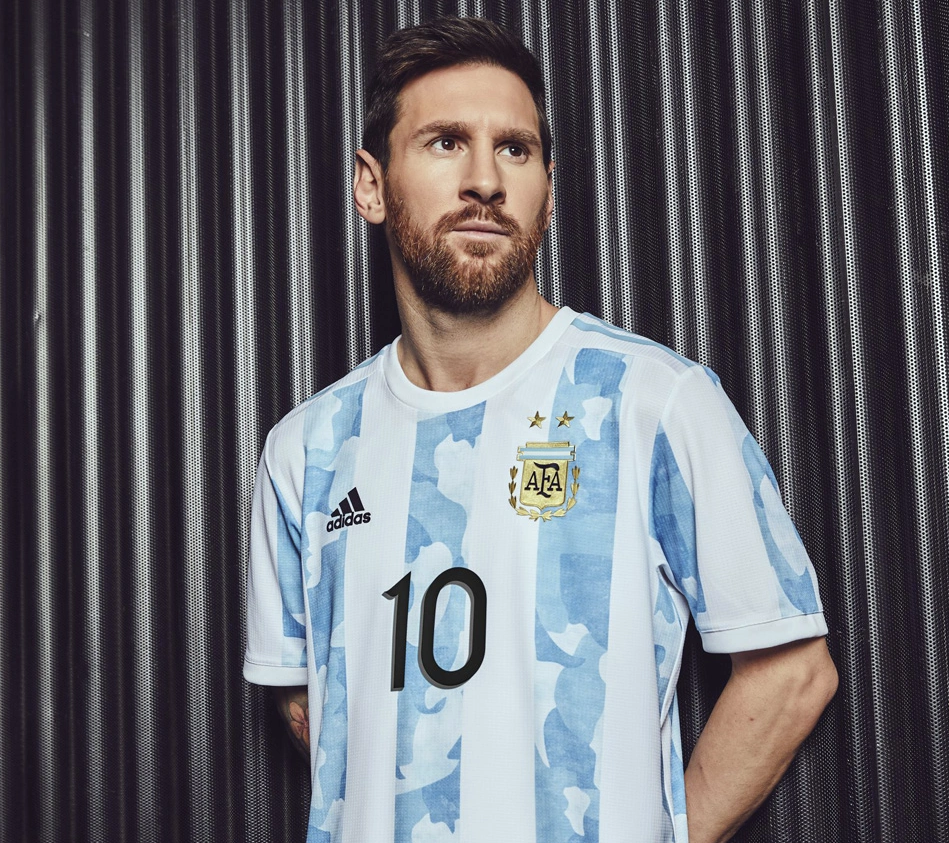 Retro 2021 Copa America Champion Argentina Home Player Edition