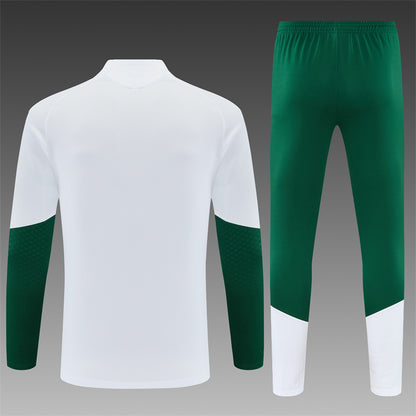2026/27 Italy White Half Pull Training Suit