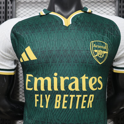 2026/27 Arsenal Special Edition Green and White Player Version Soccer Jersey S-XXL