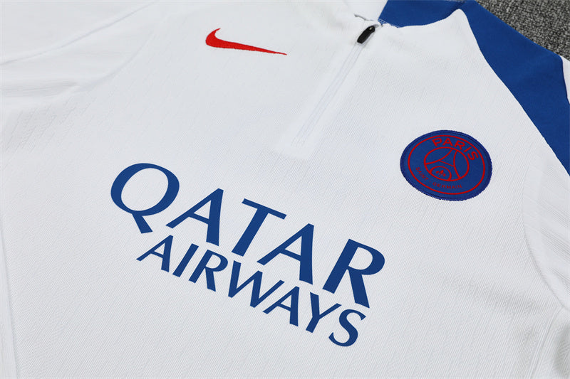 2025/26 PSG White Half Pull Training Suit (Adults&Kids)