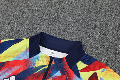 2025/26 Arsenal Yellow Red Half Pull Training Suit (Adults&Kids)