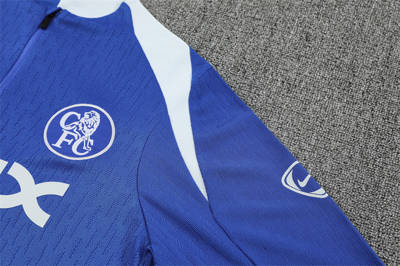 2025/26 Chelsea Blue Half Pull Training Suit (Adults&Kids)