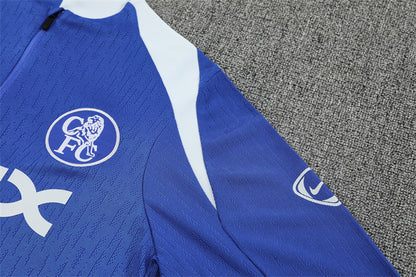 2025/26 Chelsea Blue Half Pull Training Suit (Adults&Kids)