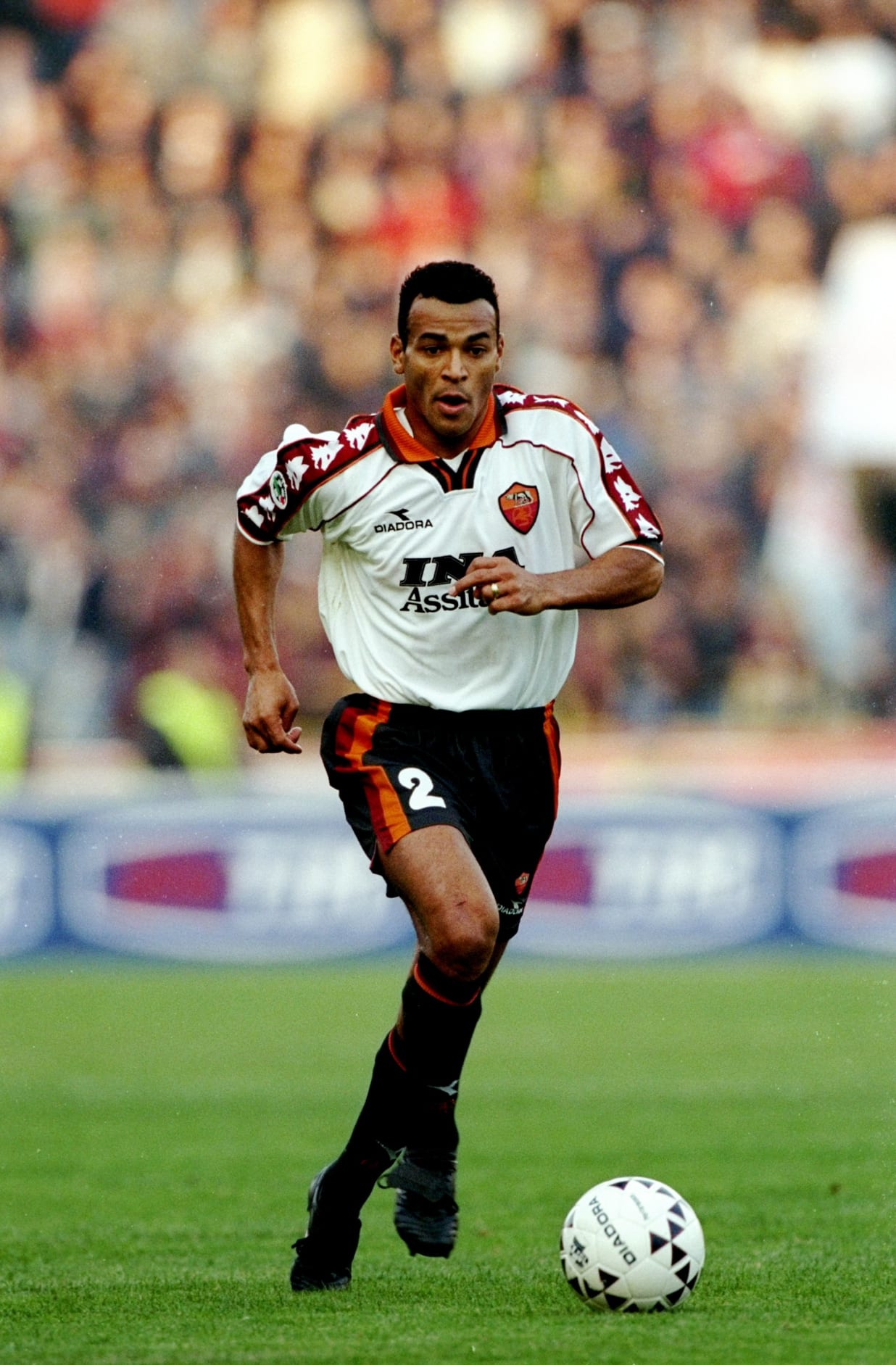 Retro 1998/99 AS Roma Away Long-Sleeved Shirt