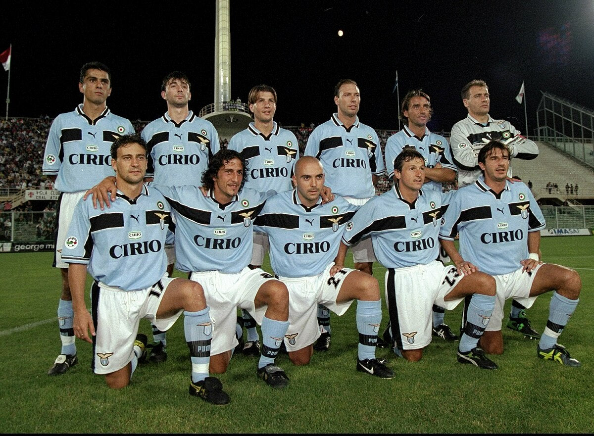 Retro 1998/99 Lazio Away Long-Sleeved Shirt