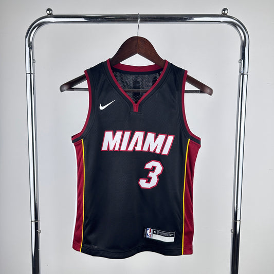 NBA Kids: Heat V-neck Black  3 Wade