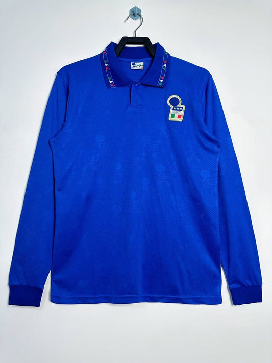 Retro 1994 Italy Home Long-Sleeved Shirt