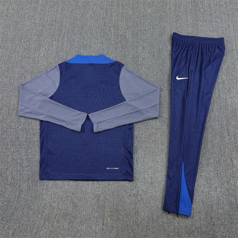2025/26 PSG Royal Blue Half Pull Training Suit (Adults&Kids)