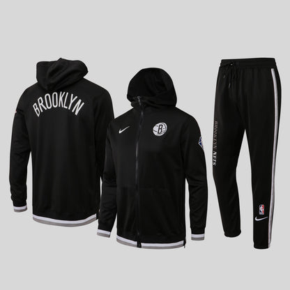 NBA Brooklyn Nets Black Tracksuit – Hoodie & Pants (S to 2XL)