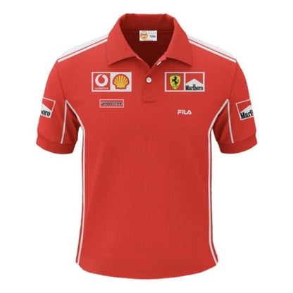 Ferrari F1 Team Polo Shirt – Classic Red Racing Edition