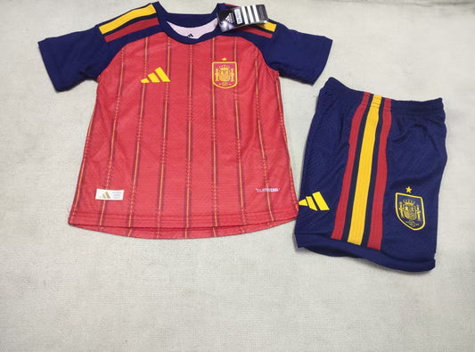 2026/27 Kids Spain Home World Cup Jersey