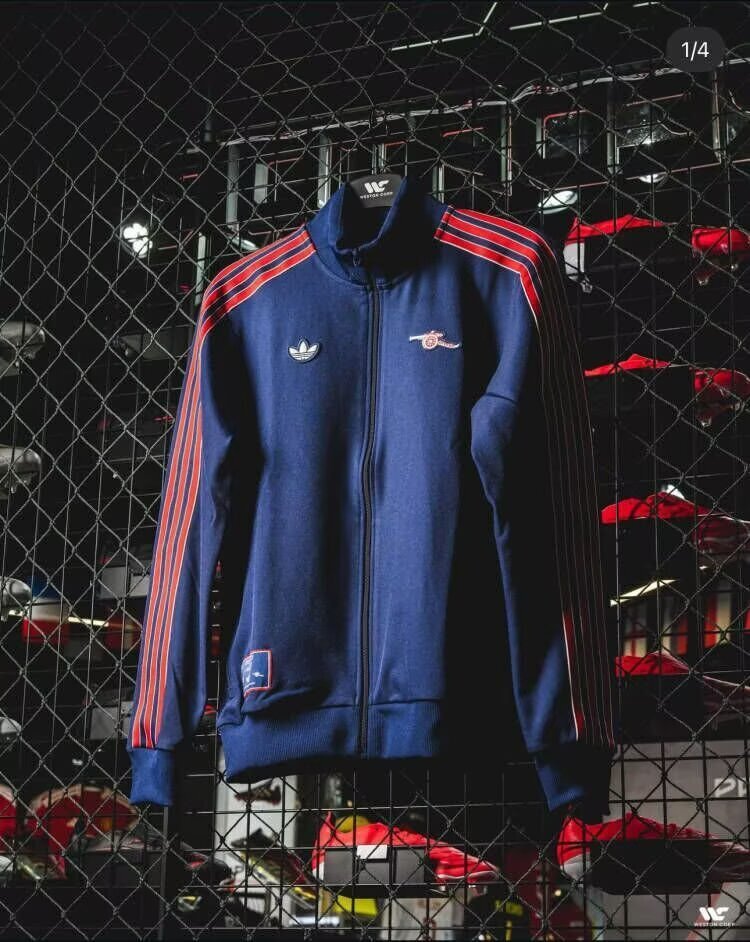 25/26 Arsenal Adidas Originals Retro Jacket Set (S–XXL)