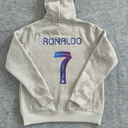 Al Nasser Ronaldo 7 signature Velvet Hoodie S-3XL