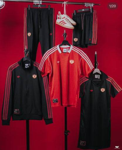 25/26 Manchester United Adidas Originals Retro Jacket Set (S–XXL)