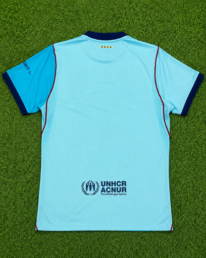 Barcelona 2026/27 second away kit achterkant