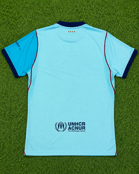 Barcelona 2026/27 second away kit achterkant