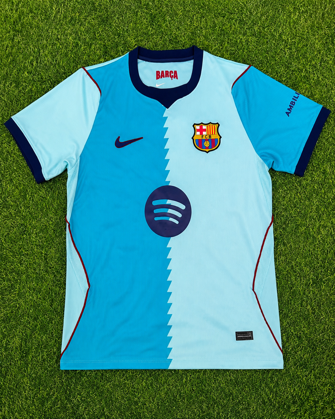Barcelona 2026/27 second away kit voorkant